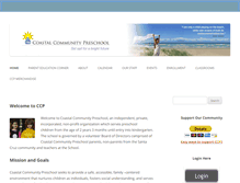 Tablet Screenshot of coastalcommunitypreschool.org